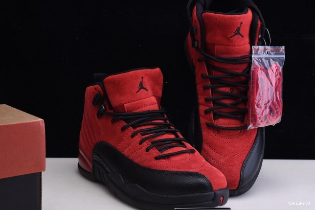 Rep TBkick CT8013-602 Jordan 12 Flu Retro Game Air Reverse 0812
